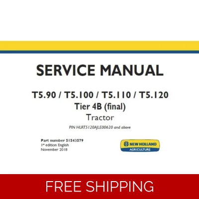 NEW HOLLAND T4.80V T4.90V T4.100V T4.110V T4.80N T4.90N T4.100N T4.110N TRACTORS SERVICE REPAIR MANU